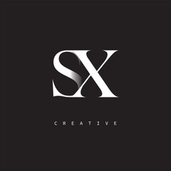 SX Monogram Logo – Minimal Elegant Letter mark for Luxury, Fashion & Creative Brands