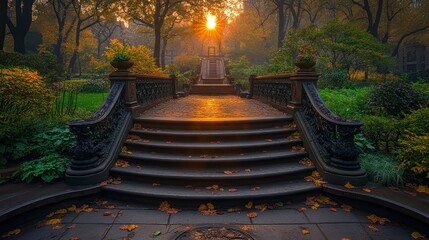 Park staircase