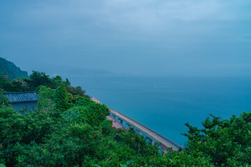 Tomei Expressway at Satta-toge Pass, Shizuoka, Japan