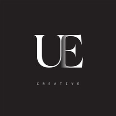 UE Monogram Logo – Minimal Elegant Letter mark for Luxury, Fashion & Creative Brands