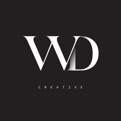 WD  Monogram Logo – Minimal Elegant Letter mark for Luxury, Fashion & Creative Brands