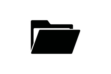 Folder icon file management data storage symbol