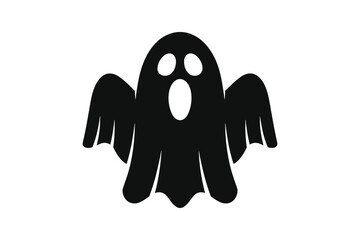Halloween spooky ghost vector illustration design