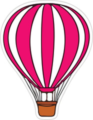 Fototapeta premium Stylized Train Vector Illustration