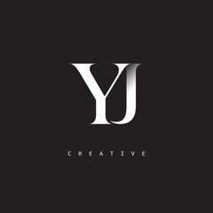 YJ Monogram Logo – Minimal Elegant Letter mark for Luxury, Fashion & Creative Brands