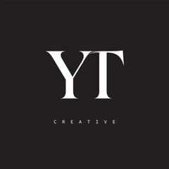 YT Monogram Logo – Minimal Elegant Letter mark for Luxury, Fashion & Creative Brands