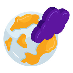 Modern design icon of global weather 