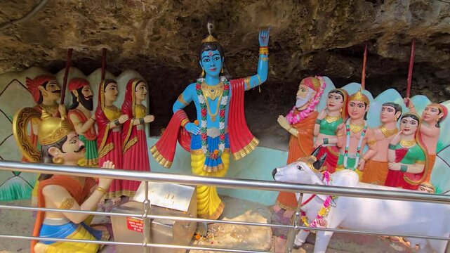 The Story of Krishna and Govardhan Hill