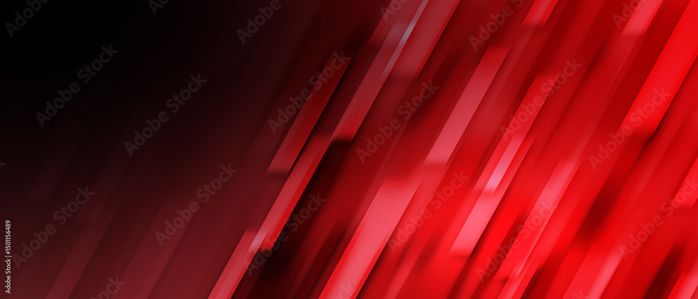 Poster abstract red background dynamic geometric shapes website landing page or banner template modern styl