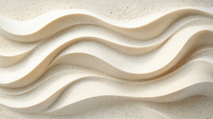Creating fine sand texture with smooth wavy patterns in natural environments for artistry and design inspiration