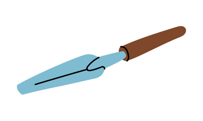 root extractor is a shovel. An isolated illustration. Gardening tools. Seasonal work. product for agricultural crops. Suitable for ecology, garden, cleaning, household, packaging design, infographics