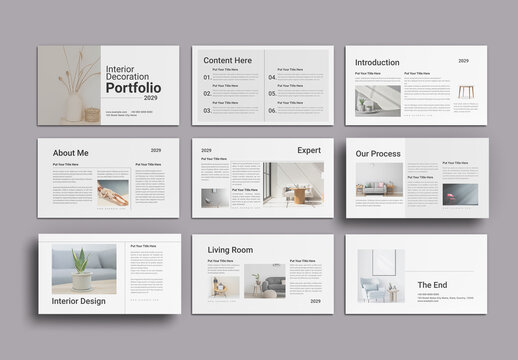Interior Decorating Portfolio Presentation