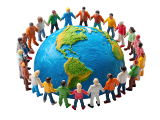 group of people around the world