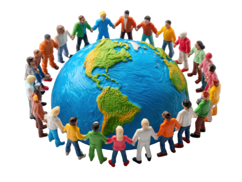 group of people around the world - Powered by Adobe