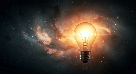 Light Bulb in Space