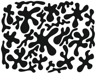 Liquid element set design illustration