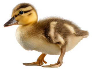 duckling isolated on white background