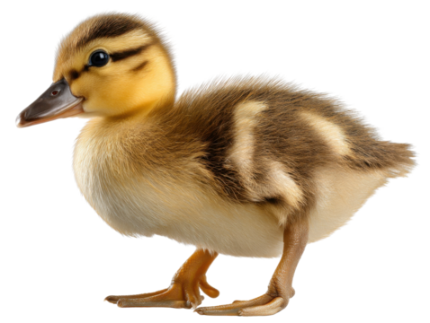 duckling isolated on white background