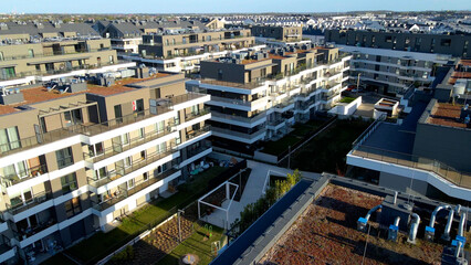 Obraz premium Modern residential complex mortgage new infrastructure