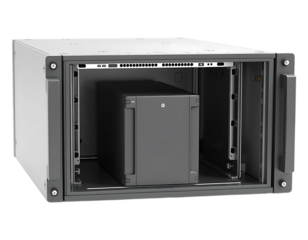 Server Rack with Enclosed Server