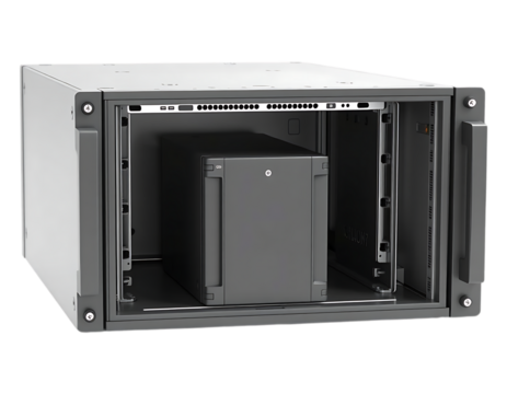 Server Rack with Enclosed Server