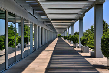 Installation of grillage creates visual harmony amidst structural chaos