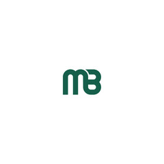 Initials Letter MB Logo