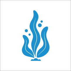 seaweed,lightblue,water high resolution vector aquatic plant for spa branding wellness visuals digital marketing visuals and social content calm ocean themes