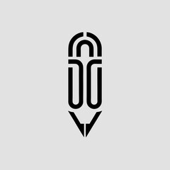 vector illustration of a pencil icon