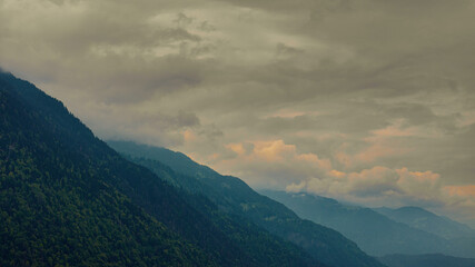 layer of the swiss alps