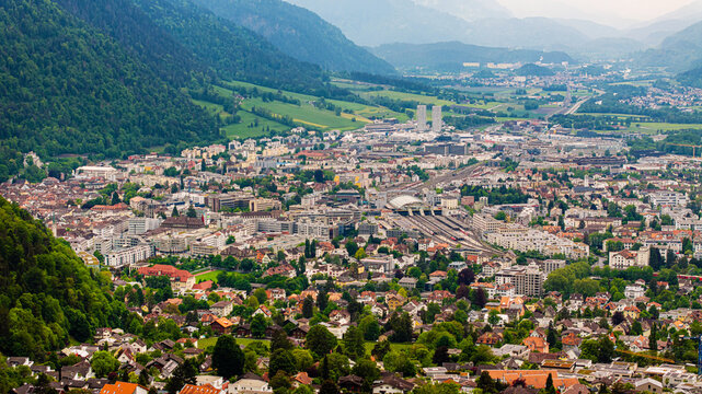the historic swiss city of chur