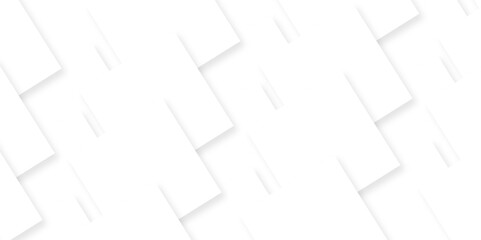 Modern Abstract white background design with layers of textured white transparent material, Minimal geometric white light background triangle gray technology vector. Abstract graphic Banner design.
