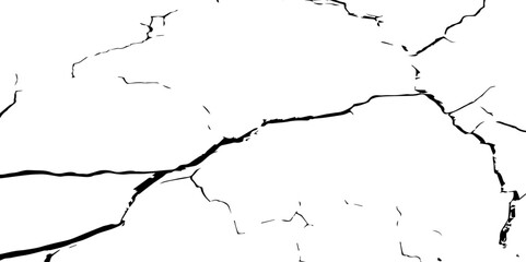Cracked earth. Structure of cracking. The cracks concrete texture white and black. racks background, cracks texture, grunge background. Cracks in a wall background. Crack Texture. 