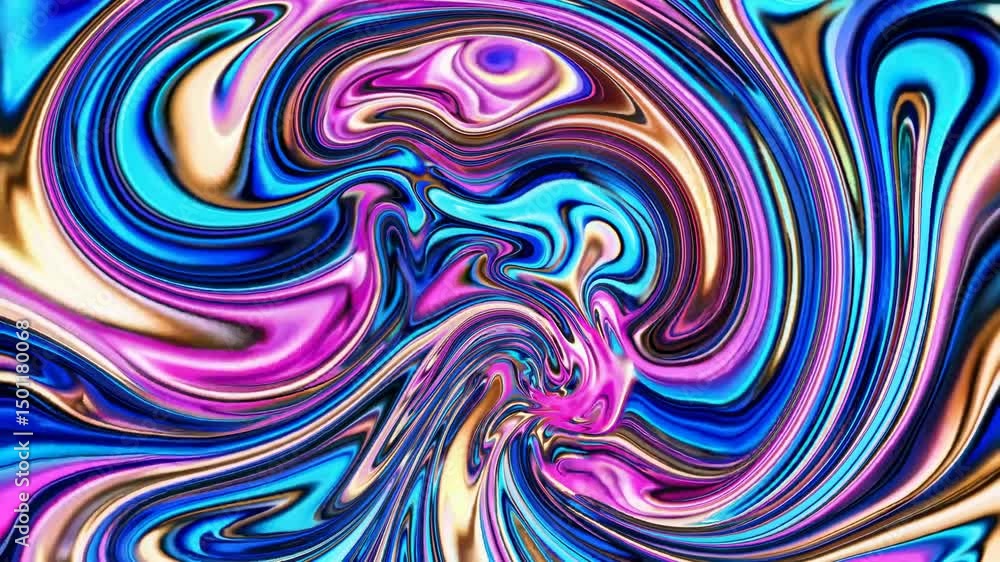 Poster colorful abstract background with swirling and flowing patterns creating a mesmerizing visual experi