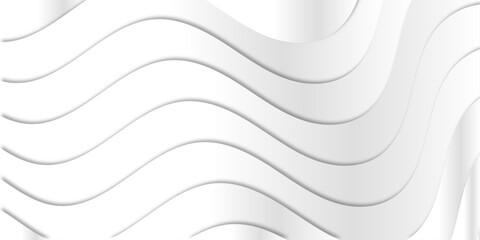 Abstract white background with wavy lines creating a modern and minimalist design aesthetic texture background.