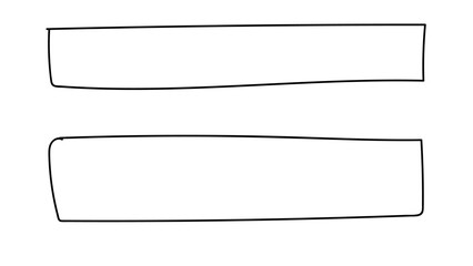 hand drawn rectangles and squares vector, Rectangle frame line. squares, rectangles, different sizes, scribble, rectangular frame, set freehand  in transparent background