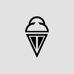 Obraz premium ice cream icon