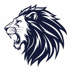 lion head vector