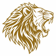 lion head vector