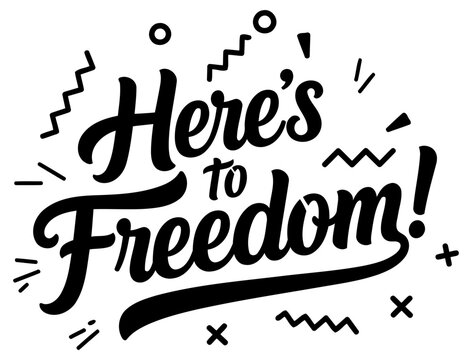 Stylish, impactful graphic with a bold, retro typeface. Excellent for motivational posters, t-shirts, or social media.