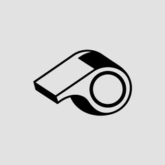 vector illustration of whistle icon