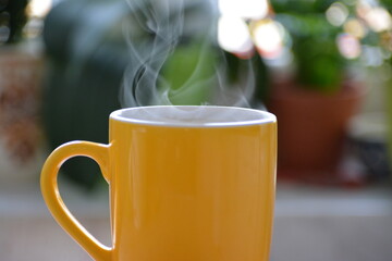 cup of coffee in the morning