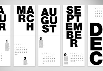 Bold 2026 Wall Calendar