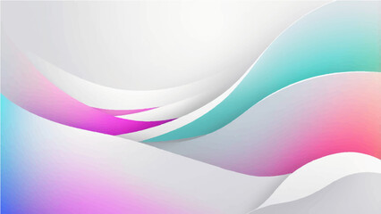 Abstract blue wave background with dynamic lines and modern digital style