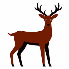 Fototapeta premium deer vector illustration
