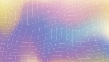 Free gradient and distorted grid background