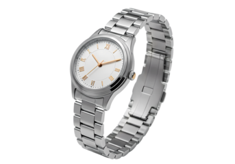 Silver Watch: Minimalist Design