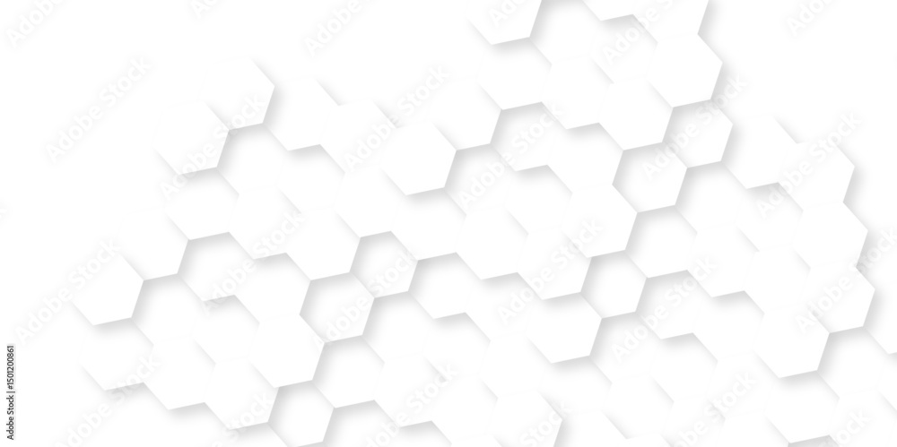 Poster hexagonal grid tile and mosaic structure mess cell. abstract hexagon seamless background. background