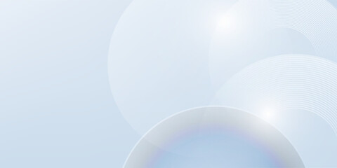 Abstract blue modern background with circle elements. Digital technology concept. vector illustration art