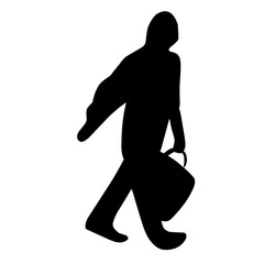 people traveler silhouettes illustration 